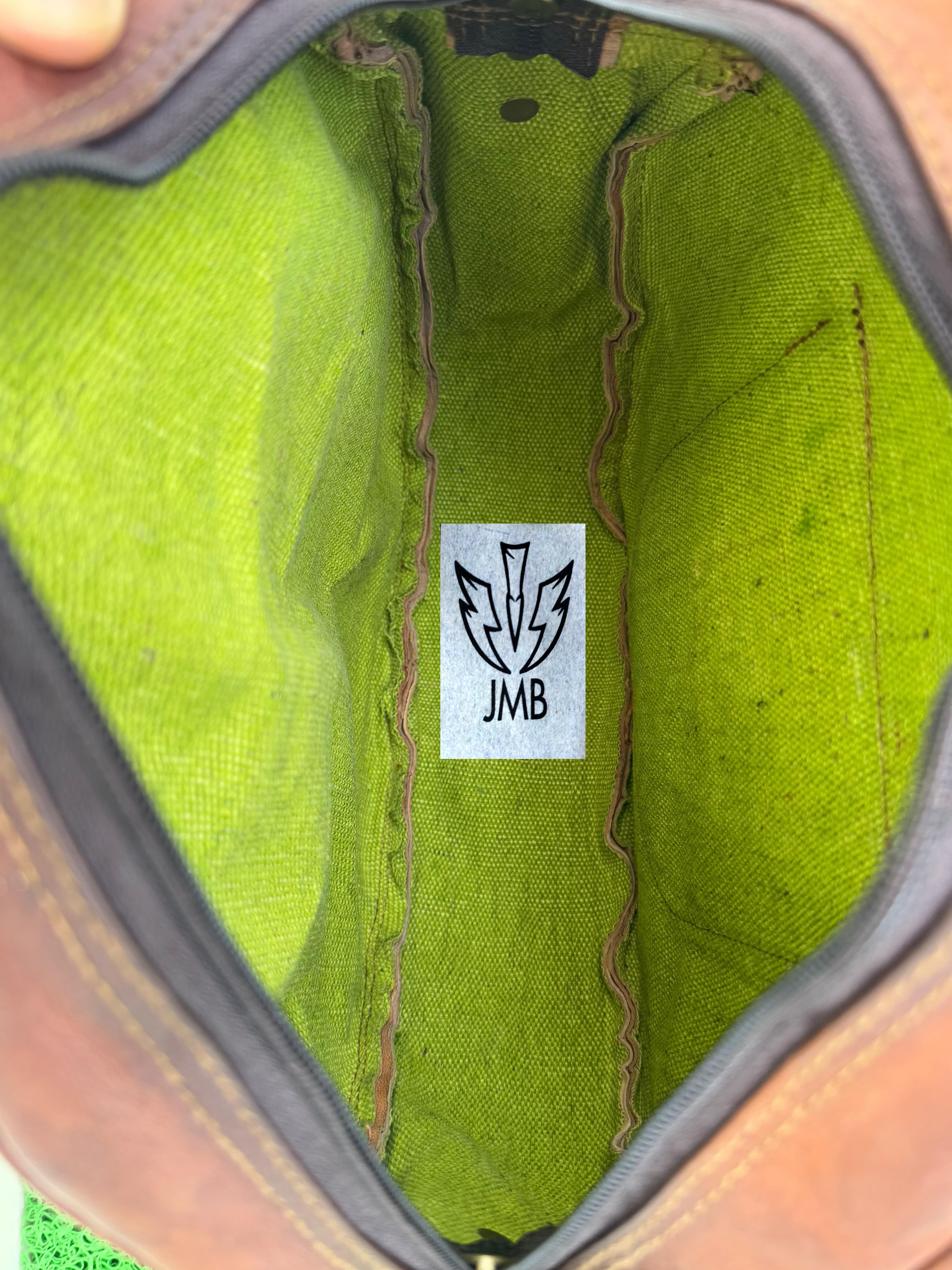 Runde Damen-Umhängetasche aus Leder – Schulterhandtasche &amp; Henkeltasche von JasolCraft